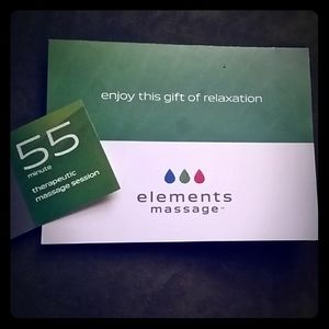 Gift Certificate 55 Minute Therapeutic Massage*